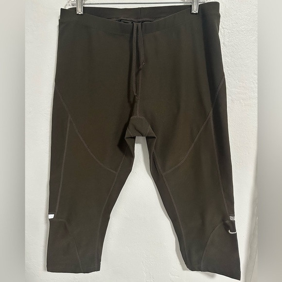 Nike Pants - Nike FIT Dry Women’s Cropped Running Tights Pants Size L (12-14)